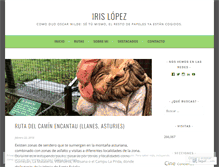 Tablet Screenshot of irislopez.wordpress.com