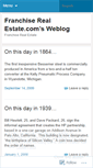 Mobile Screenshot of franchiserealestate.wordpress.com