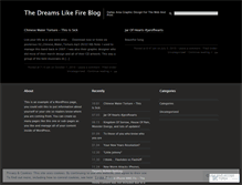 Tablet Screenshot of dreamslikefire.wordpress.com