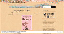 Desktop Screenshot of mundodaleitura.wordpress.com