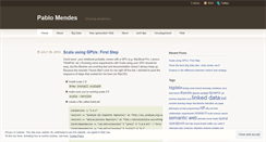 Desktop Screenshot of pablomendes.wordpress.com