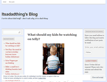 Tablet Screenshot of itsadadthing.wordpress.com