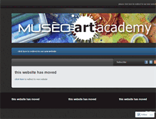 Tablet Screenshot of museoartacademy.wordpress.com
