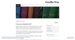 Desktop Screenshot of gorillawar.wordpress.com