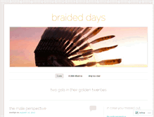 Tablet Screenshot of braideddays.wordpress.com