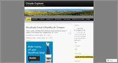 Desktop Screenshot of circuitoexplorer.wordpress.com