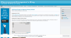 Desktop Screenshot of olpcorpsnamibiangoma.wordpress.com