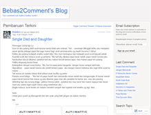Tablet Screenshot of bebas2comment.wordpress.com
