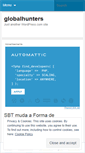 Mobile Screenshot of globalhunters.wordpress.com