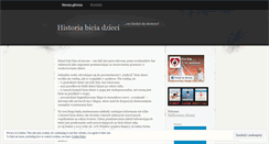 Desktop Screenshot of historiabiciadzieci.wordpress.com