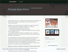 Tablet Screenshot of historiabiciadzieci.wordpress.com