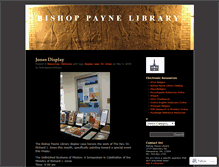Tablet Screenshot of bishoppaynelibrary.wordpress.com