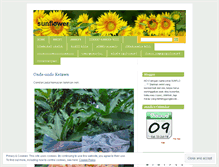 Tablet Screenshot of ilikesunflower.wordpress.com