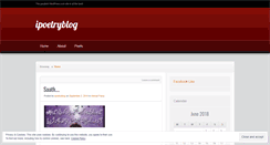 Desktop Screenshot of ipoetryblog.wordpress.com