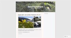 Desktop Screenshot of desertelephantpress.wordpress.com