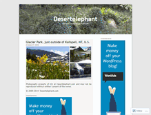 Tablet Screenshot of desertelephantpress.wordpress.com