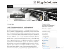 Tablet Screenshot of lokiero.wordpress.com