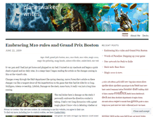 Tablet Screenshot of foresthowl.wordpress.com