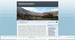 Desktop Screenshot of historiadoresprecolombinos.wordpress.com