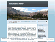 Tablet Screenshot of historiadoresprecolombinos.wordpress.com
