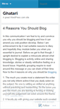 Mobile Screenshot of ghatari.wordpress.com