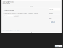 Tablet Screenshot of brunapassos.wordpress.com