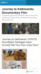 Mobile Screenshot of journeytokathmandu.wordpress.com