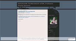 Desktop Screenshot of edutecnologiautem.wordpress.com