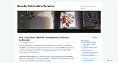 Desktop Screenshot of boulderinformationservices.wordpress.com