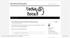 Desktop Screenshot of mytechnicalthoughts.wordpress.com