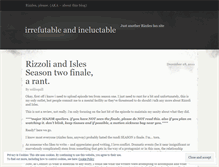 Tablet Screenshot of irrefutableandineluctable.wordpress.com