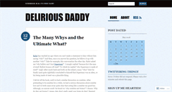 Desktop Screenshot of deliriousdaddy.wordpress.com