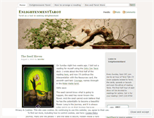 Tablet Screenshot of enlightenmentarot.wordpress.com