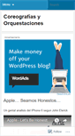 Mobile Screenshot of coreografiasyorquestaciones.wordpress.com