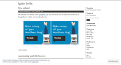 Desktop Screenshot of igniteberlin.wordpress.com