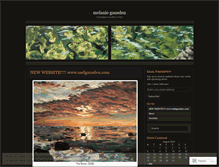 Tablet Screenshot of melaniegausden.wordpress.com
