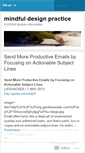 Mobile Screenshot of mindfuldesignpractice.wordpress.com