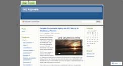 Desktop Screenshot of aedhub.wordpress.com