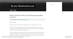 Desktop Screenshot of elenikost.wordpress.com