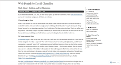 Desktop Screenshot of davidchandler.wordpress.com