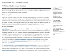 Tablet Screenshot of davidchandler.wordpress.com
