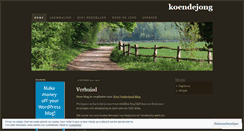 Desktop Screenshot of koendejong.wordpress.com