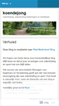 Mobile Screenshot of koendejong.wordpress.com