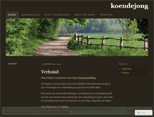 Tablet Screenshot of koendejong.wordpress.com