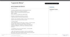 Desktop Screenshot of lograndometas.wordpress.com