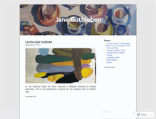 Tablet Screenshot of janeguthleben.wordpress.com