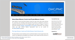 Desktop Screenshot of openmissioncontrol.wordpress.com