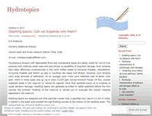 Tablet Screenshot of hydrotopics.wordpress.com