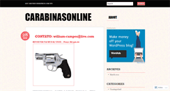 Desktop Screenshot of carabinasonline.wordpress.com