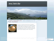 Tablet Screenshot of martinjamesj.wordpress.com